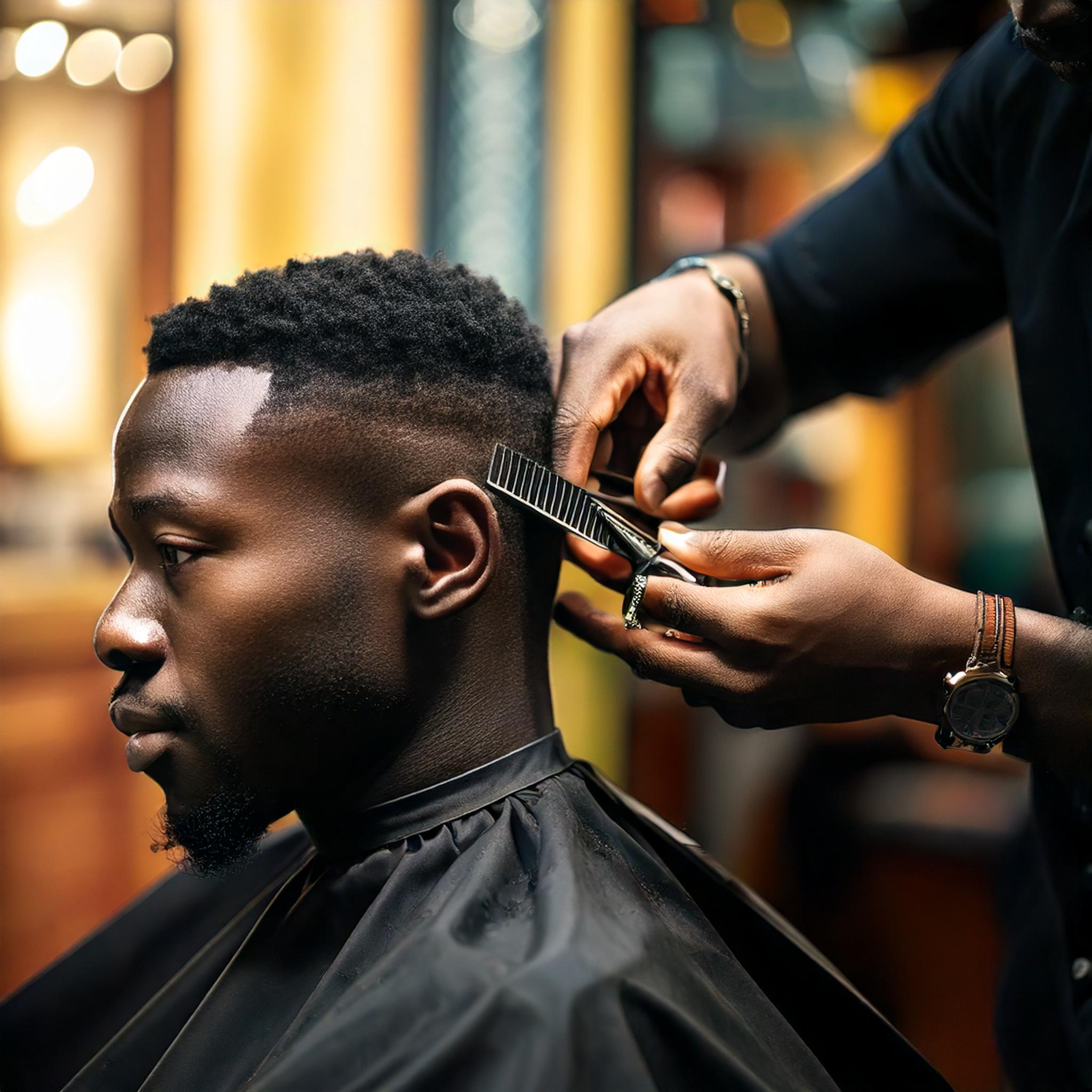 Coupe homme à domicile 